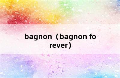 bagnon（bagnon forever）